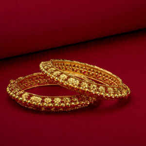 Gold Plated Kankan in floral work