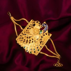 Premium Gold Plated Bridal Mayur Mantasha