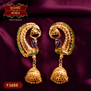 Premium Gold Plated Full Kaan with Minakari Work