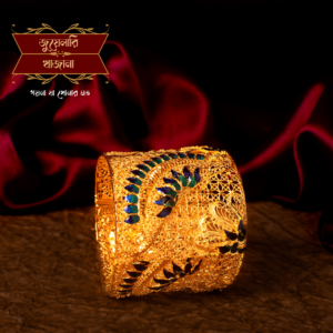 Stylish Bridal Chur in Minakari work