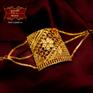 Stylish Gold Plated square mantasha