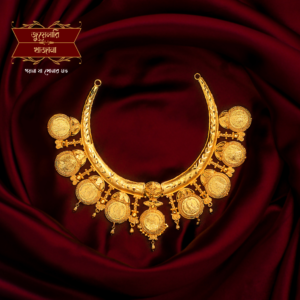 Premium Gold Plated Gini Hasuli with Earrings