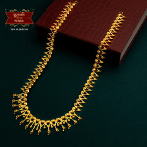 Premium Gold Plated Pradip U-Har with Earrings