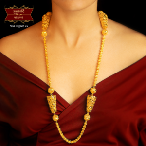 Premium Gold Plated Moff Chain with Earrings