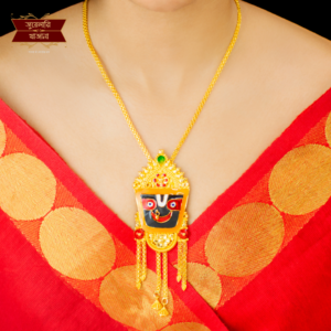 Trendy Gold Plated Minakari Jagannath Crown Tie Chain