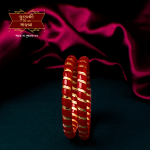 Trendy Gold Plated Pyach Pola Pair