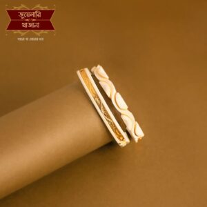 Exclusive Gold Plated Kaju Pat Shankha Pair