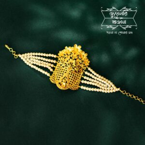 Stylish Gold Plated Floral Tree Mantasha