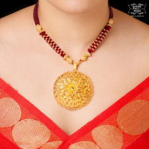 Premium Gold Plated Sonamukhi Pendant