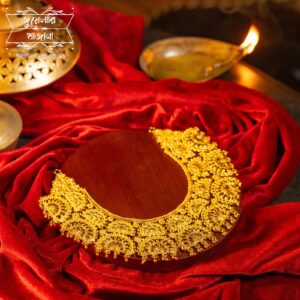 Premium Gold Plated anushkha chatai necklace