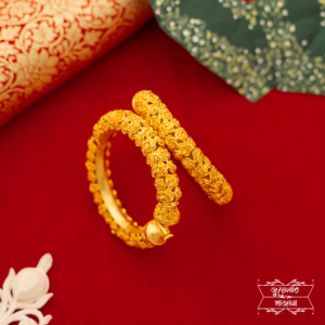 Premium Gold Plated Million Roses Bala Bangles