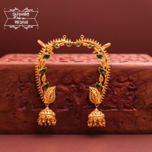 Stylish Gold Plated Sabeki Pata Full Kaan in Minkari Work