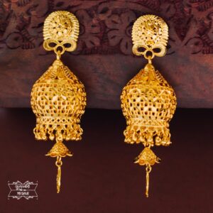 Premium Gold Plated Ghoti Jhumko Earrings