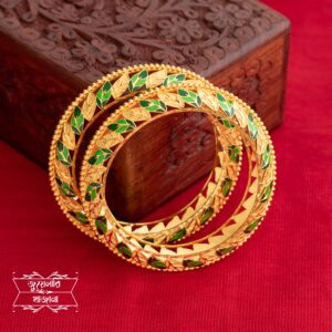 Stylish Gold Plated Parul Kankan Bangle