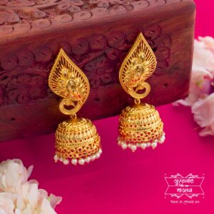 Marvelous Gold Plated Pagoni Earrings